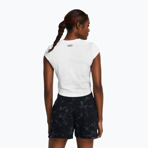 Dámské sportovní tričkolongsleeve Under Armour Project Underground Cap white/black s dlouhým rukávem