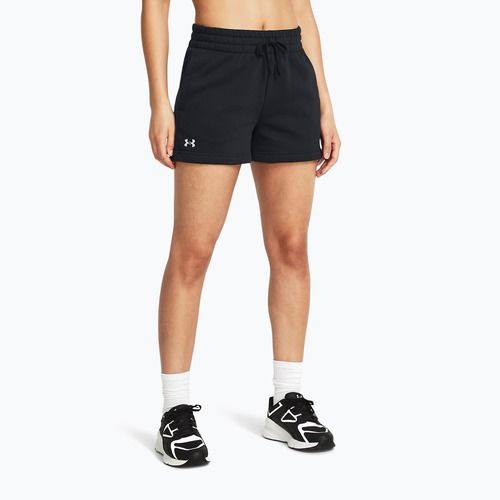 Dámské sportovní kraťasy Under Armour Rival Fleece black/white