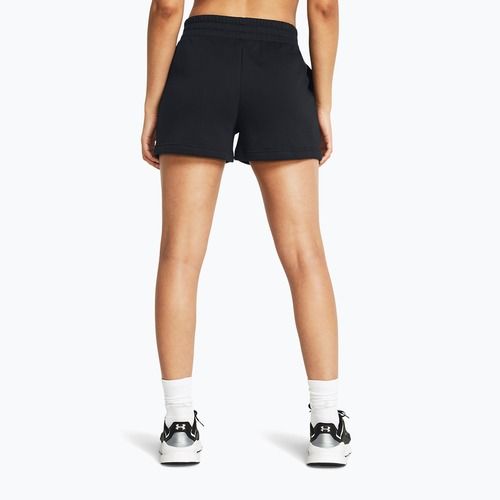 Dámské sportovní kraťasy Under Armour Rival Fleece black/white