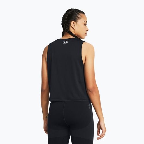 Dámský tréninkový top Under Armour Rush Energy Crop Tank black/white