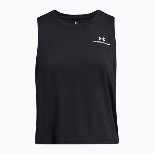 Dámský tréninkový top Under Armour Rush Energy Crop Tank black/white