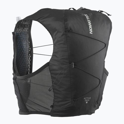 Běžecká vesta Salomon Active Skin 8 set black/metal