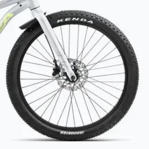 Dětské kolo Orbea MX 24 Team Disc silver/lime