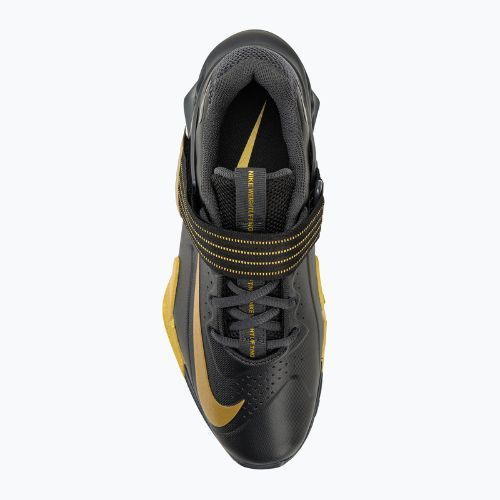 Vzpěračské boty Nike Savaleos black/met gold anthracite infinite gold