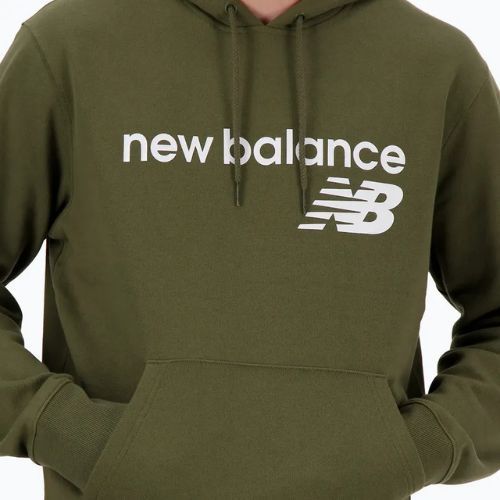 Pánská mikina New Balance Core Fleece Hoodie dark moss