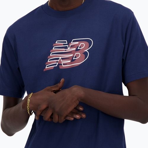 Pánské tričko New Balance Graphic nb navy