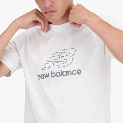 Pánské tričko New Balance Graphic V Flying T-shirt white