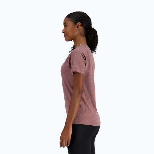 Dámské tričko New Balance Seamless licorice heather