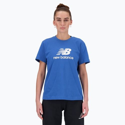 Dámské tričko New Balance Jersey Stacked Logo T-Shirt blueagat
