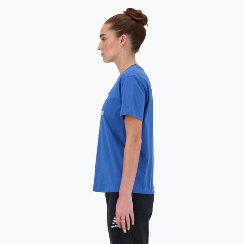 Dámské tričko New Balance Jersey Stacked Logo T-Shirt blueagat