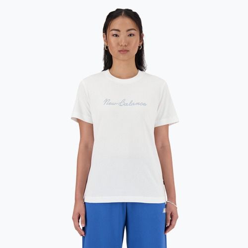 Dámské tričko New Balance Script Tee white