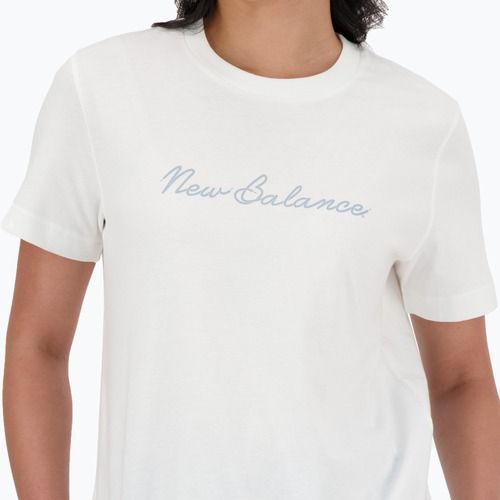 Dámské tričko New Balance Script Tee white