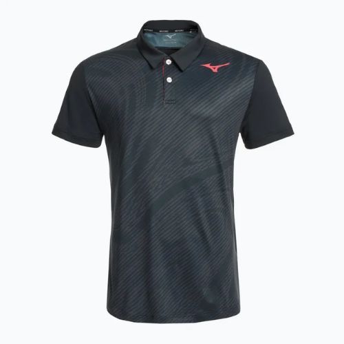 Pánské tenisové polo tričko Mizuno Charge Shadow Polo black