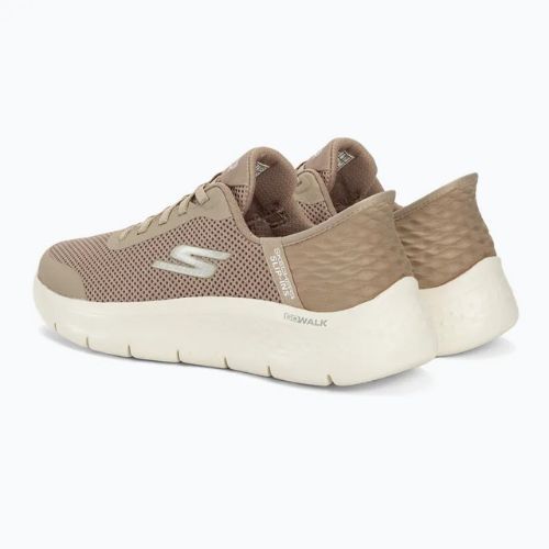 Dámské boty SKECHERS Slip-ins Go Walk Flex Grand Entry taupe/white
