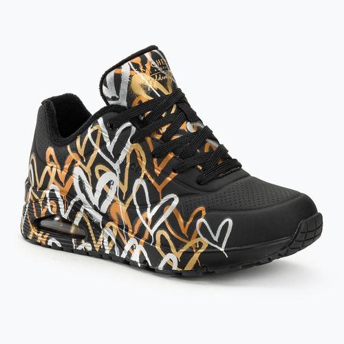 Dámské boty SKECHERS Uno Metallic Love black/metallic