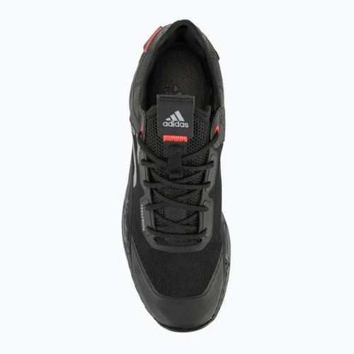 Dámská cyklistická obuv adidas FIVE TEN Trailcross LT core black/grey two/solar red na platformě