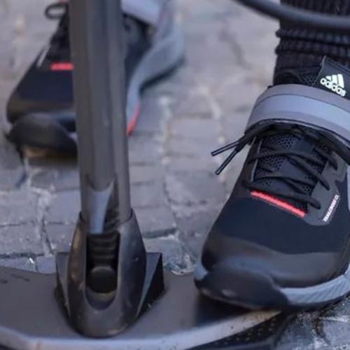 Dámská MTB cyklistická obuv adidas FIVE TEN Trailcross Clip In core black/grey three/red