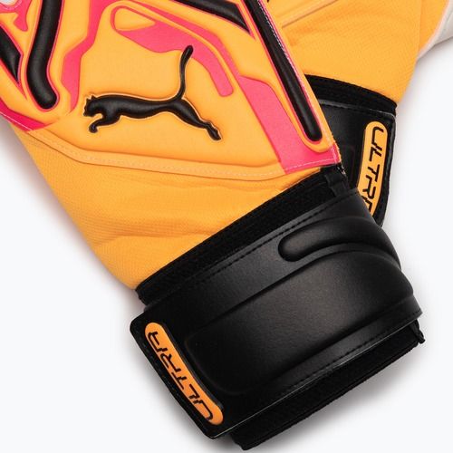 Brankářské rukavice PUMA Ultra Pro RC sunset glow/sun stream/puma black