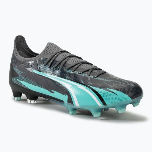 Kopačky PUMA Ultra Ultimate Rush FG/AG strong gray/puma white/electro aqua