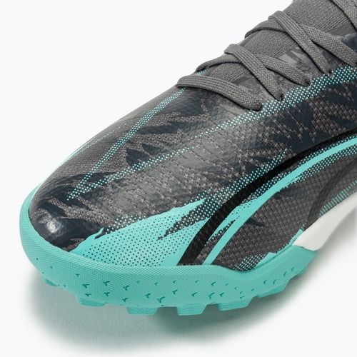 Kopačky PUMA Ultra Match Rush TT strong gray/puma white/elektro aqua