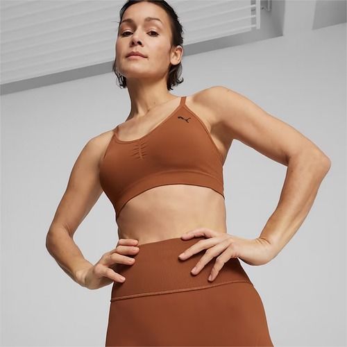 Fitness podprsenka PUMA Move Shapeluxe Seamless teak