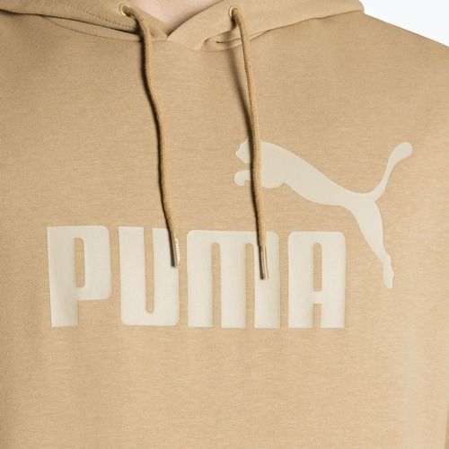 Pánská mikina PUMA Essentials Big Logo Hoodie FL prairie tan