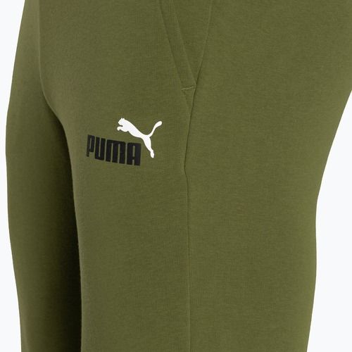 Pánské kalhoty PUMA Essentials+ 2 Col Logo TR olive green