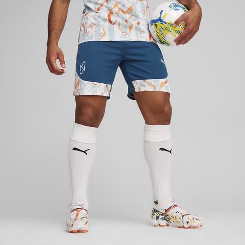 Pánské fotbalové šortky PUMA Neymar JR Creativity Training ocean tropic/hot heat