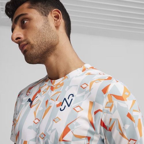 Pánský fotbalový dres PUMA Neymar JR Creativity Jersey puma white/hot heat