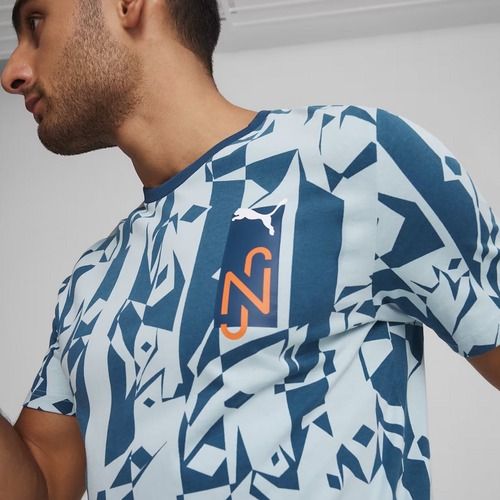 Pánský fotbalový dres PUMA Neymar Jr Creativity Logo ocean tropic/turquoise surf