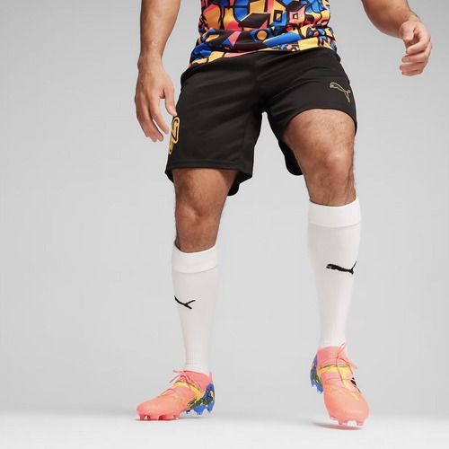 Pánské fotbaové trenky PUMA Neymar Jr puma black/sunset glow