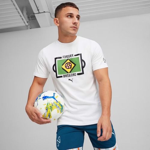 Pánské fotbalové tričko PUMA Neymar Jr Tee puma white