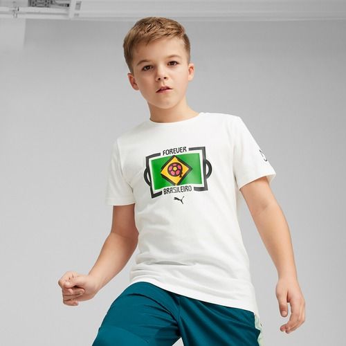 Dětské fotbalové tričko PUMA Neymar Jr Tee puma white