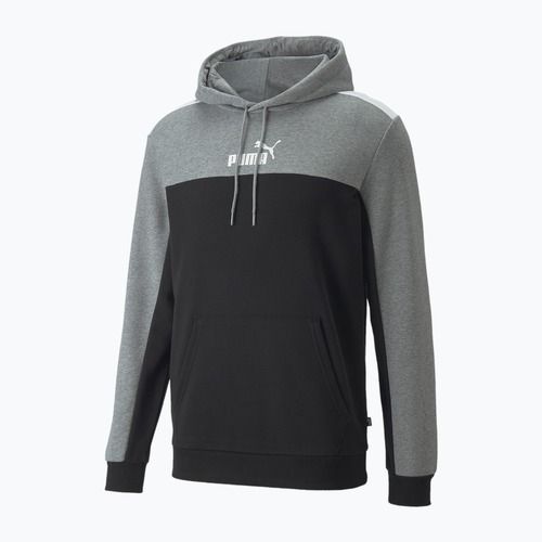 Pánská mikina  PUMA ESS+ Block Hoodie TR puma black