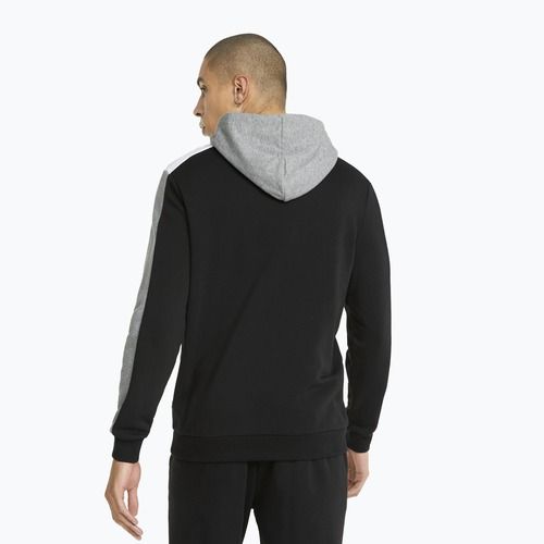 Pánská mikina  PUMA ESS+ Block Hoodie TR puma black