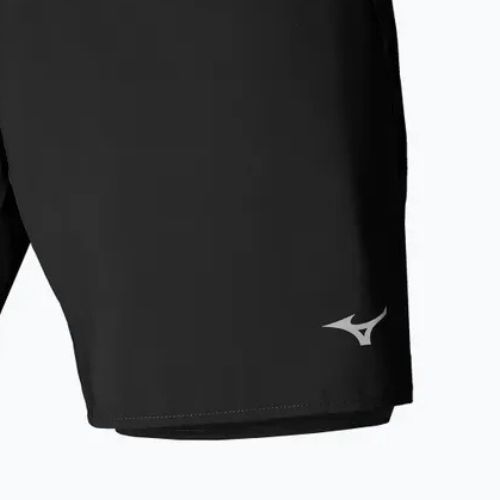 Pánské běžecké šortky Mizuno Core 7.5 2in1 black