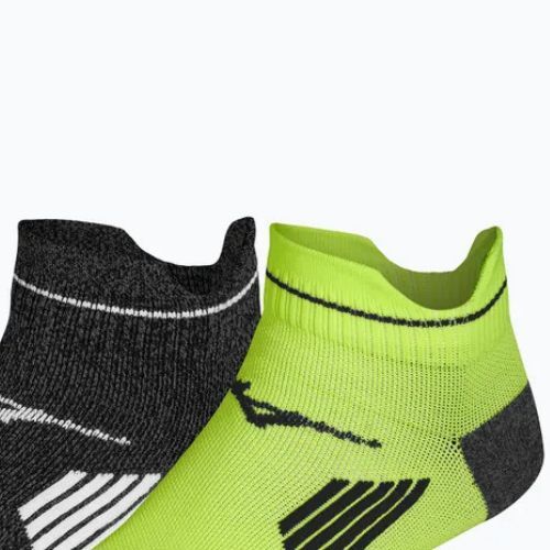 Ponožky  Mizuno Active Training Mid 2 pary lime/black