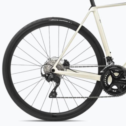 Silniční kolo Orbea Orca M30 2024 ivory white/burgundy/vulcano