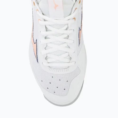 Dámské volejbalové boty Mizuno Wave Luminous 2 white/navy peony/peach parfait
