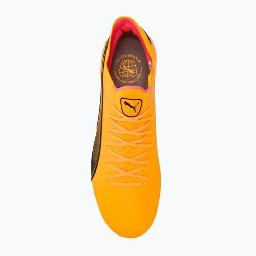 Fotbalové boty PUMA King Ultimate Fg/Ag sun stream/puma black/sunset glow