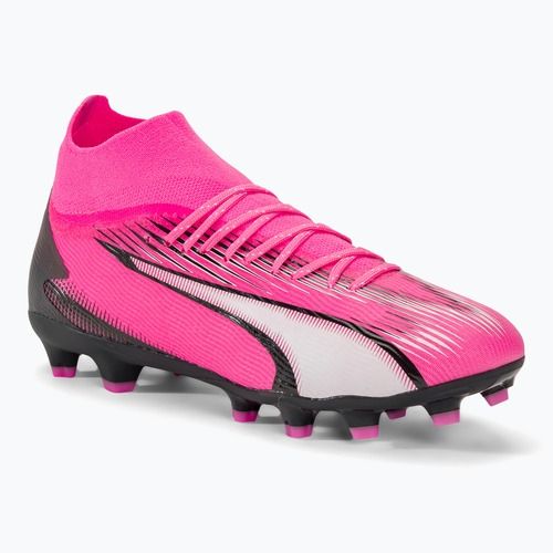 Dětské kopačky PUMA Ultra Pro FG/AG Jr poison pink/puma white/puma black