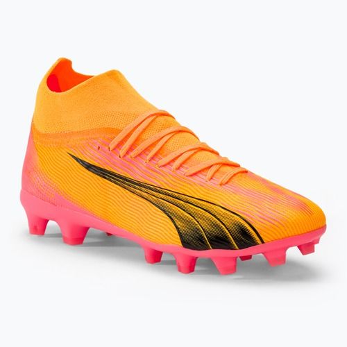 Dětské kopačky PUMA Ultra Pro FG/AG Jr sunset glow/puma black/sun stream