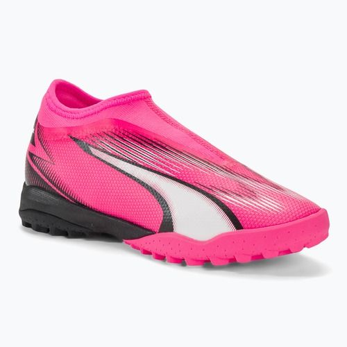 Dětské kopačky PUMA Ultra Match LL TT + Mid Jr poison pink/puma white/puma black