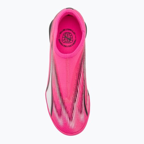 Dětské kopačky PUMA Ultra Match LL TT + Mid Jr poison pink/puma white/puma black