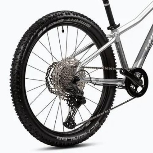 Dětské kolo GHOST Kato 24 Full Party silver chrome/dark silver chrome glossy