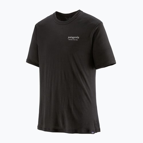 Pánské tričko Patagonia Cap Cool Merino Blend Graphic Shirt heritage header/black
