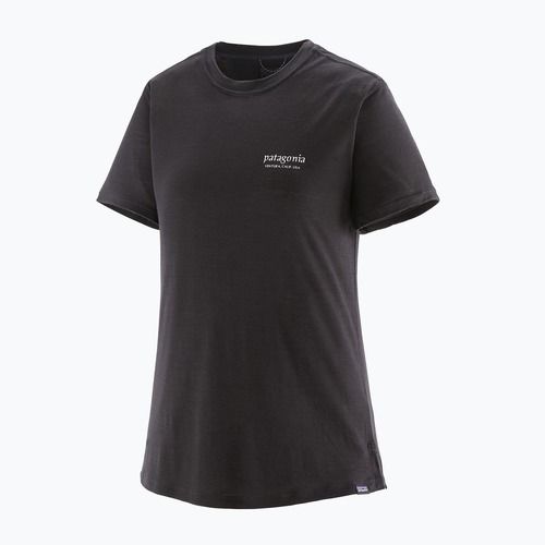 Dámské tričko Patagonia Cap Cool Merino Blend Graphic Shirt heritage header/black