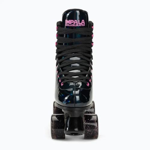 Dámské kolečkové brusle IMPALA Quad Skate black holographic
