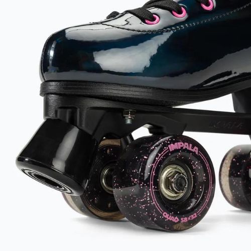 Dámské kolečkové brusle IMPALA Quad Skate black holographic