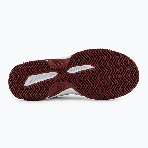 Dámské boty na tenis Mizuno Break Shot 4 CC white/cabernet/papyrus